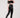 SKINNY  LEATHER BLACK PANTS